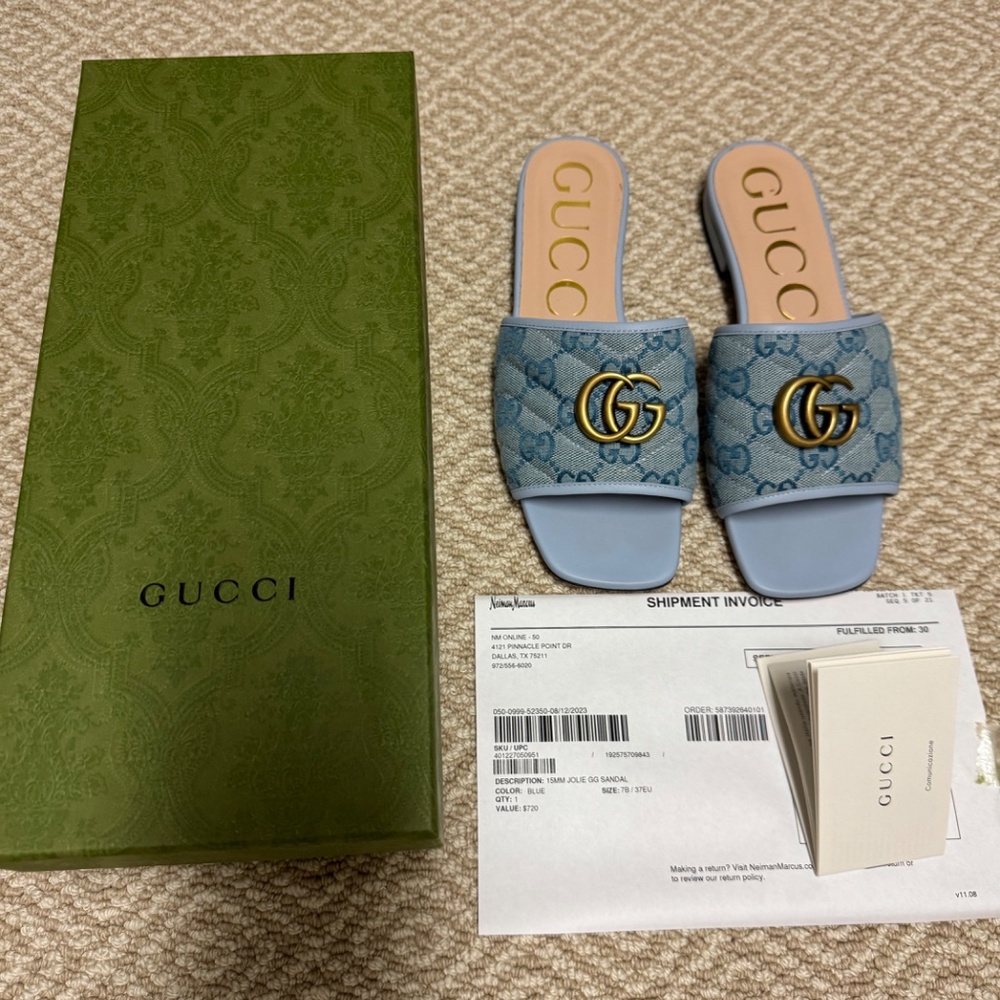 Gucci Jolie GG Sandal - 37 - Picture 6 of 9